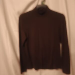 Women's Black Turtleneck Sweater